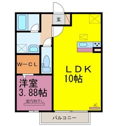 ラフレーズの物件間取画像